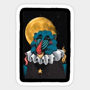 noble pig moon Sticker